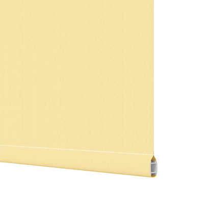 vidaXL Roller Blind Blackout Yellow 135x230 cm Fabric Width 131.6 cm