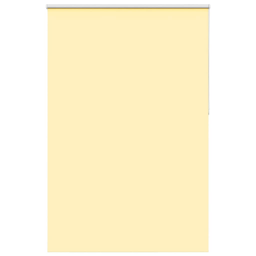 vidaXL Roller Blind Blackout Yellow 145x230 cm Fabric Width 141.6 cm