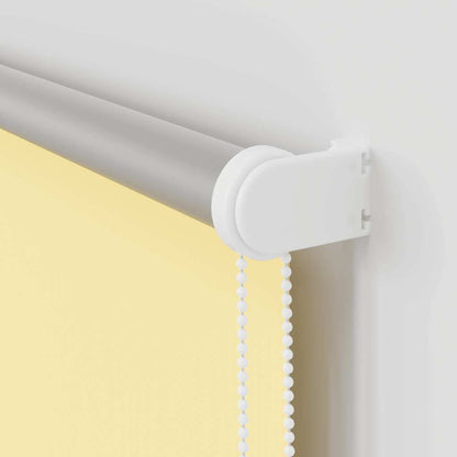 vidaXL Roller Blind Blackout Yellow 145x230 cm Fabric Width 141.6 cm