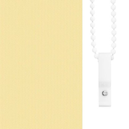 vidaXL Roller Blind Blackout Yellow 145x230 cm Fabric Width 141.6 cm