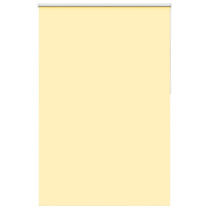 vidaXL Roller Blind Blackout Yellow 155x230 cm Fabric Width 151.6 cm Polyester