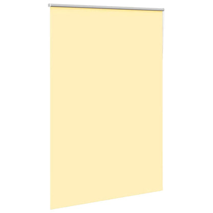 vidaXL Roller Blind Blackout Yellow 155x230 cm Fabric Width 151.6 cm Polyester
