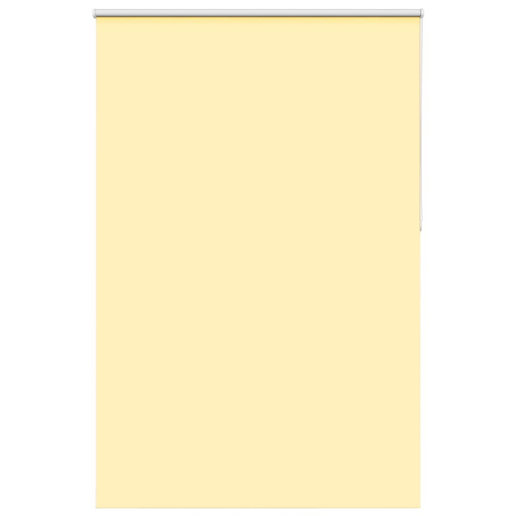 vidaXL Roller Blind Blackout Yellow 165x230 cm Fabric Width 161.6 cm Polyester