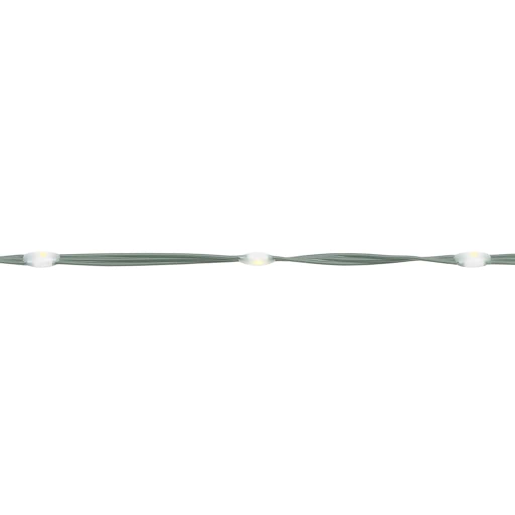 vidaXL LED Christmas Tree with Spikes 220 LEDs Warm White 180 cm