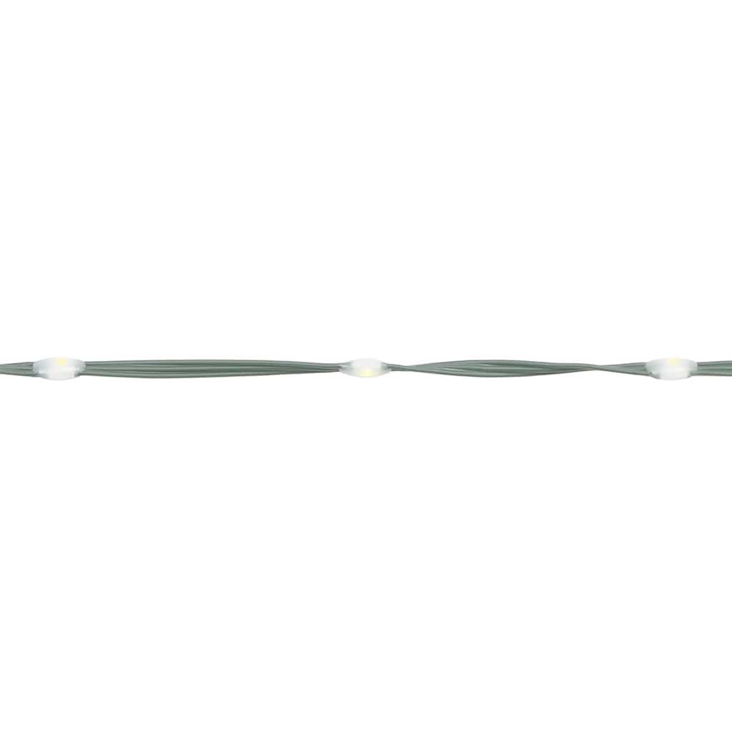 vidaXL LED Christmas Tree with Spikes 220 LEDs Cold White 180 cm
