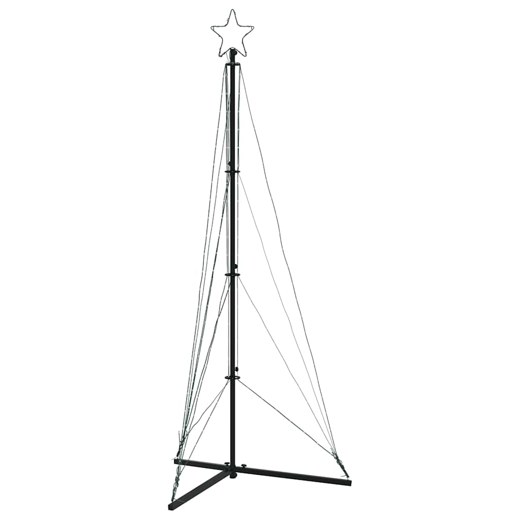 vidaXL LED Christmas Tree 363 LEDs Warm White 182 cm