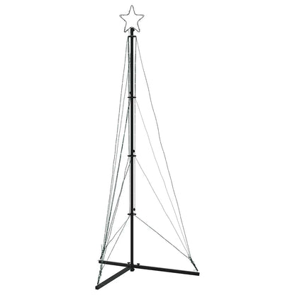 vidaXL LED Christmas Tree 363 LEDs Cold White 182 cm
