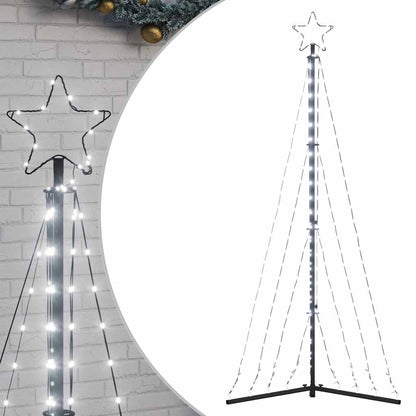 vidaXL LED Christmas Tree 339 LEDs Cold White 182 cm