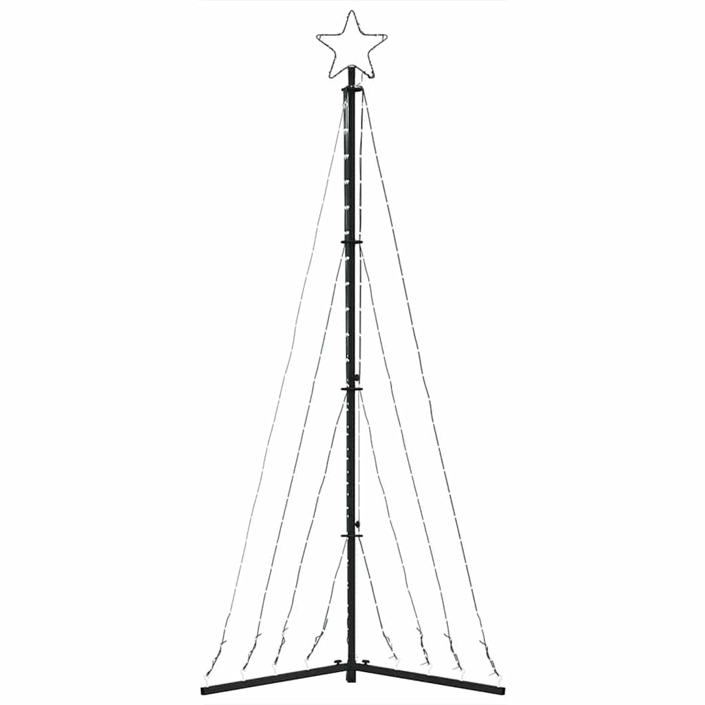 vidaXL LED Christmas Tree 339 LEDs Cold White 182 cm