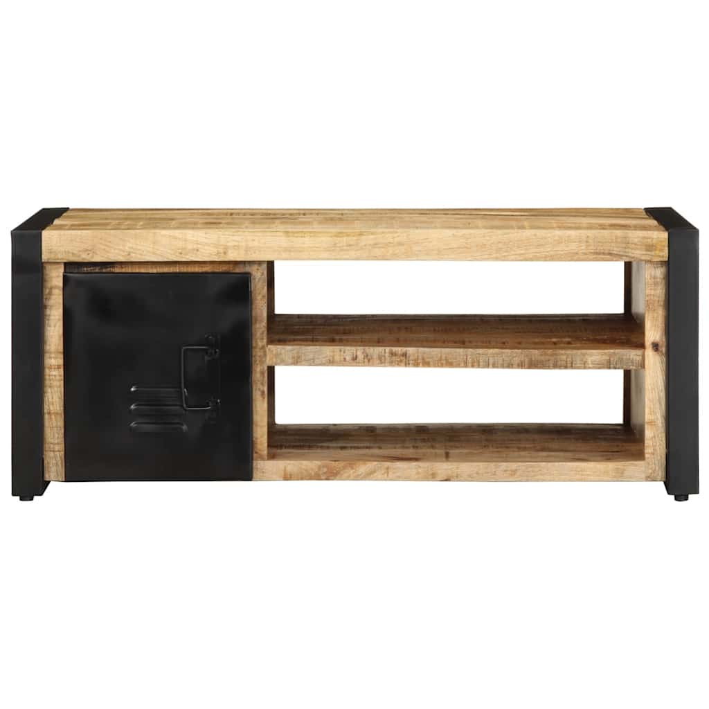 vidaXL Coffee Table 90x50x36 cm Solid Rough Wood Mango