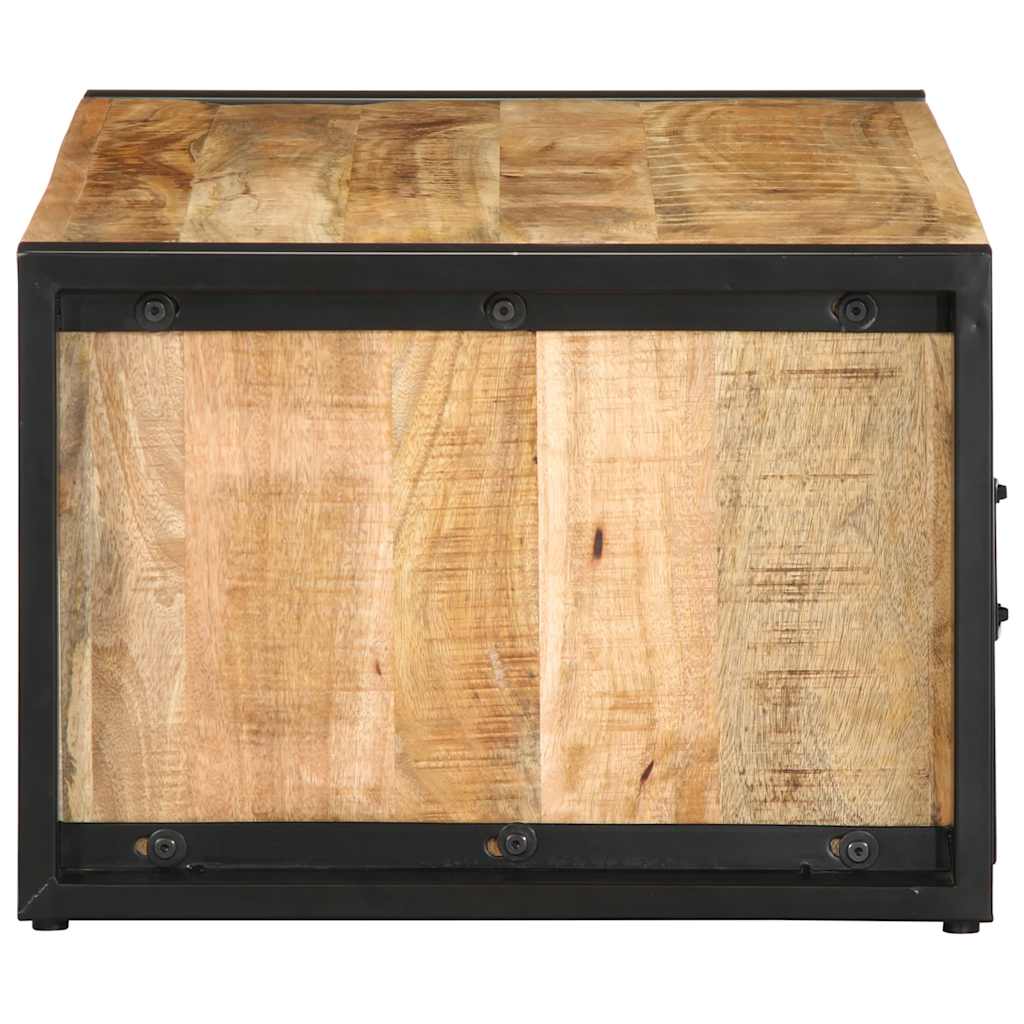 vidaXL Coffee Table 90x50x36 cm Solid Rough Wood Mango