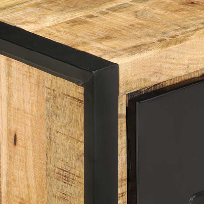 vidaXL Coffee Table 90x50x36 cm Solid Rough Wood Mango