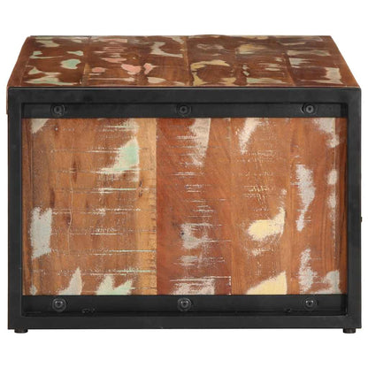 vidaXL Coffee Table Multicolour 90x50x36 cm Solid Wood Reclaimed