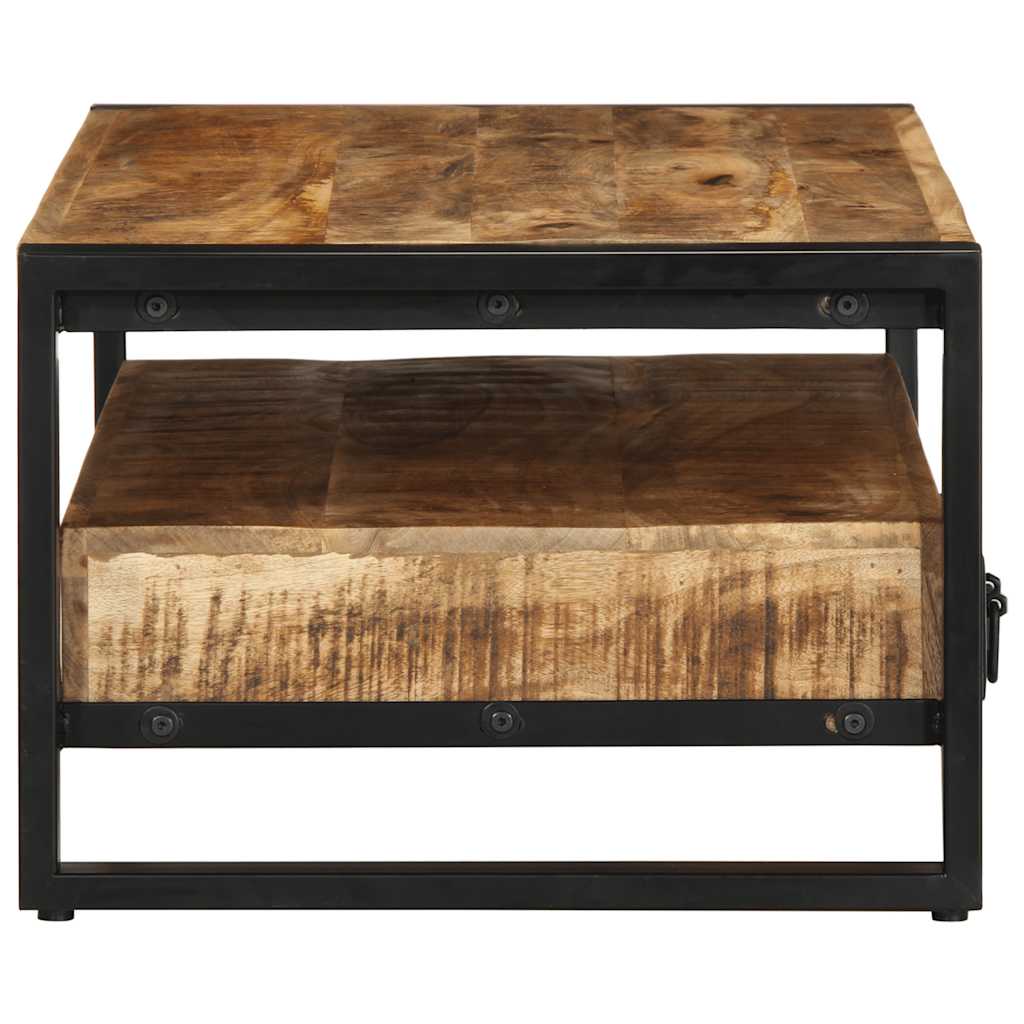 vidaXL Coffee Table 90x50x36 cm Solid Rough Wood Mango