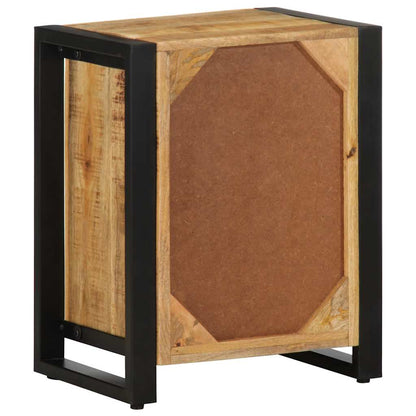 vidaXL Bedside Cabinets 2 pcs Solid Rough Wood Mango