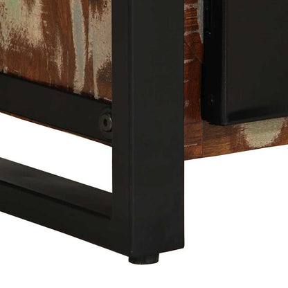 vidaXL Bedside Cabinets 2 pcs Multicolour Solid Rough Wood Mango