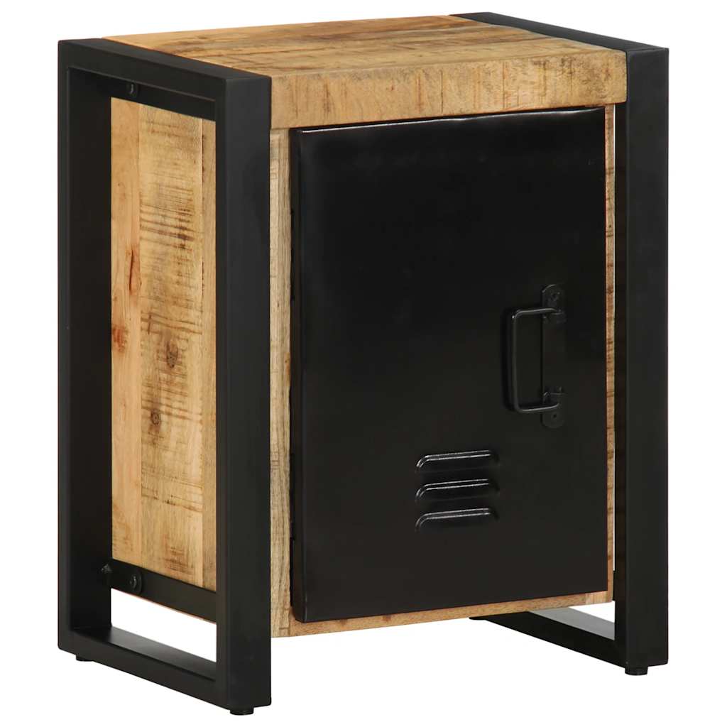 vidaXL Bedside Cabinet 40x30x51 cm Solid Rough Wood Mango