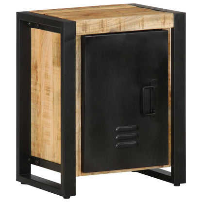 vidaXL Bedside Cabinet 40x30x51 cm Solid Rough Wood Mango