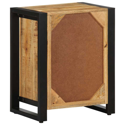 vidaXL Bedside Cabinet 40x30x51 cm Solid Rough Wood Mango