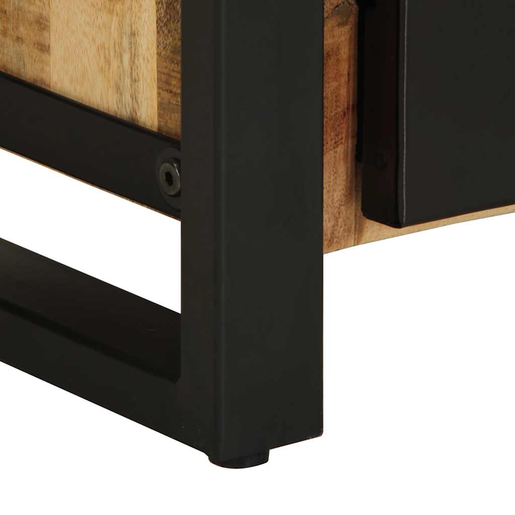 vidaXL Bedside Cabinet 40x30x51 cm Solid Rough Wood Mango