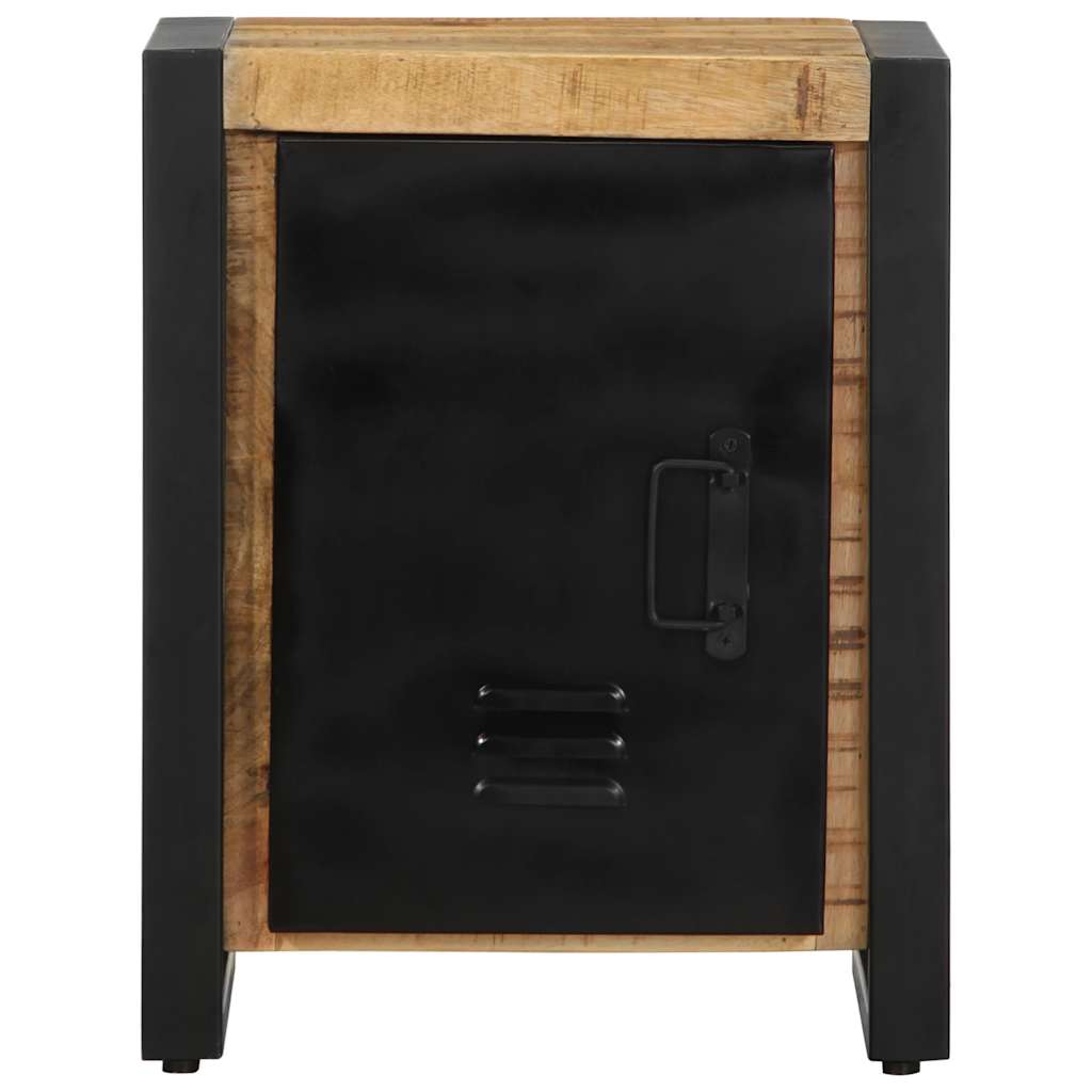vidaXL Bedside Cabinets 2 pcs Solid Rough Wood Mango