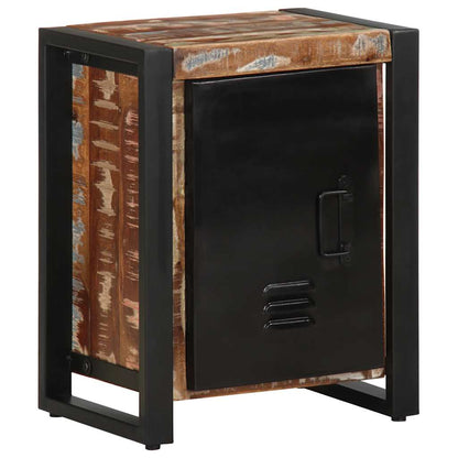 vidaXL Bedside Cabinets 2 pcs Multicolour Solid Rough Wood Mango
