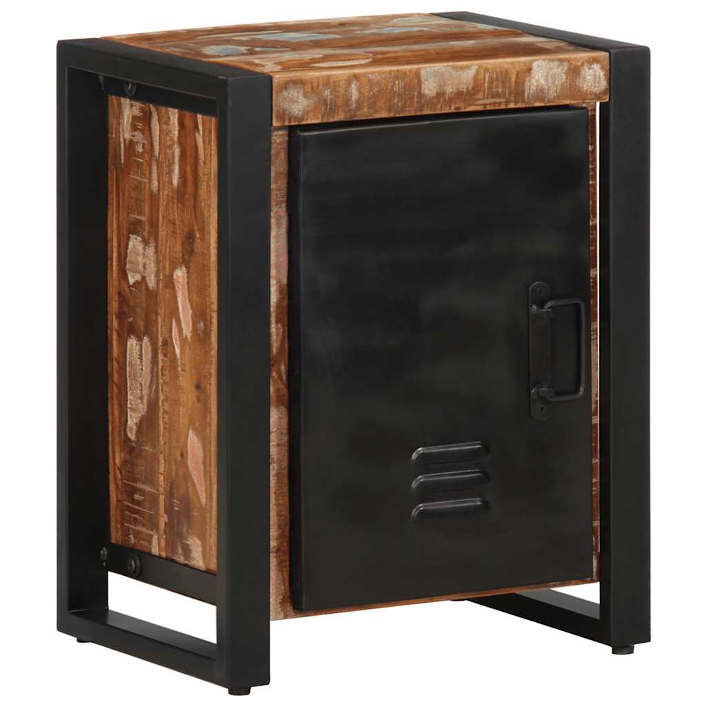 vidaXL Bedside Cabinets 2 pcs Multicolour Solid Rough Wood Mango