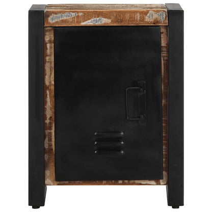 vidaXL Bedside Cabinets 2 pcs Multicolour Solid Rough Wood Mango