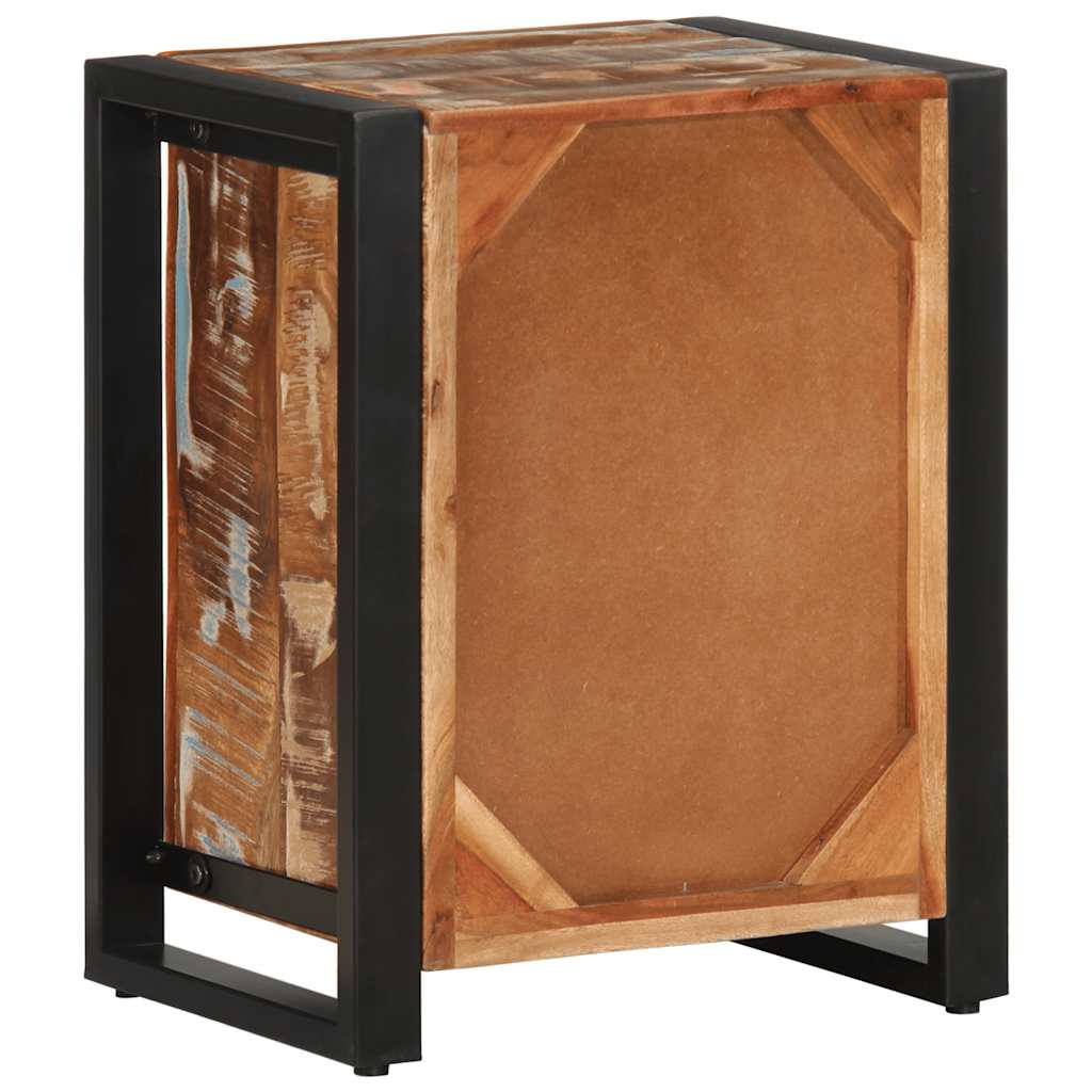 vidaXL Bedside Cabinets 2 pcs Multicolour Solid Rough Wood Mango