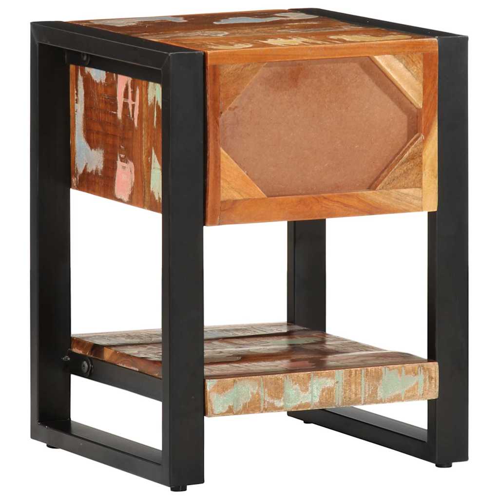 vidaXL Bedside Cabinets 2 pcs Multicolour Solid Rough Wood Mango