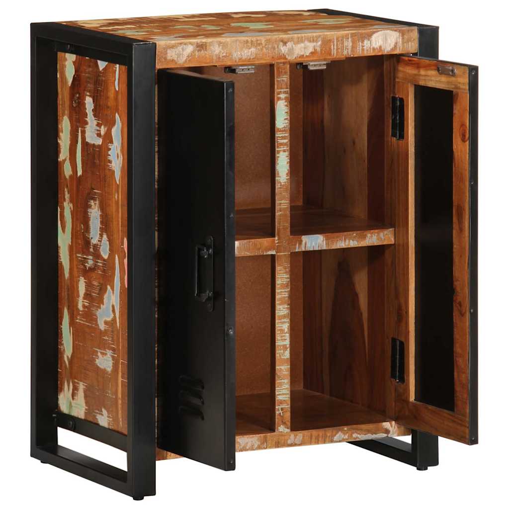 vidaXL Sideboard Multicolour 55x35x70 cm Solid Wood Reclaimed