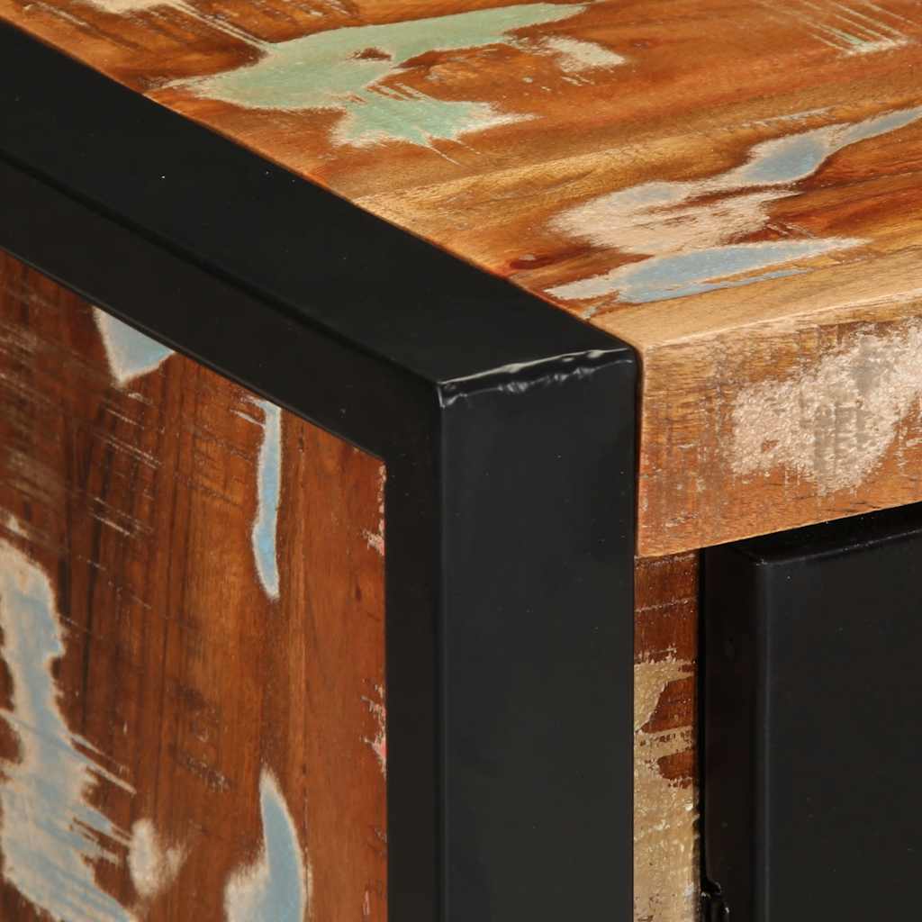 vidaXL Sideboard Multicolour 55x35x70 cm Solid Wood Reclaimed