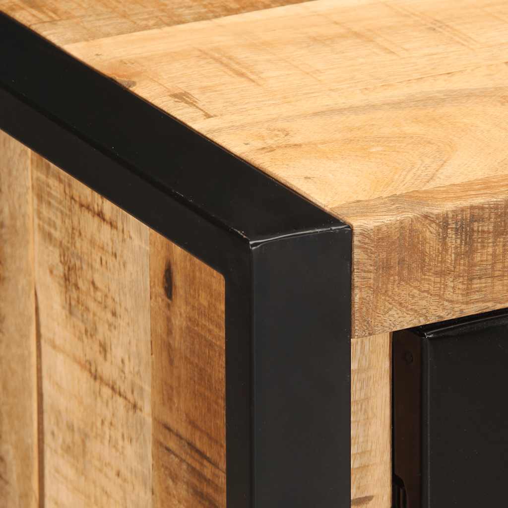 vidaXL Sideboard 55x35x70 cm Solid Rough Wood Mango
