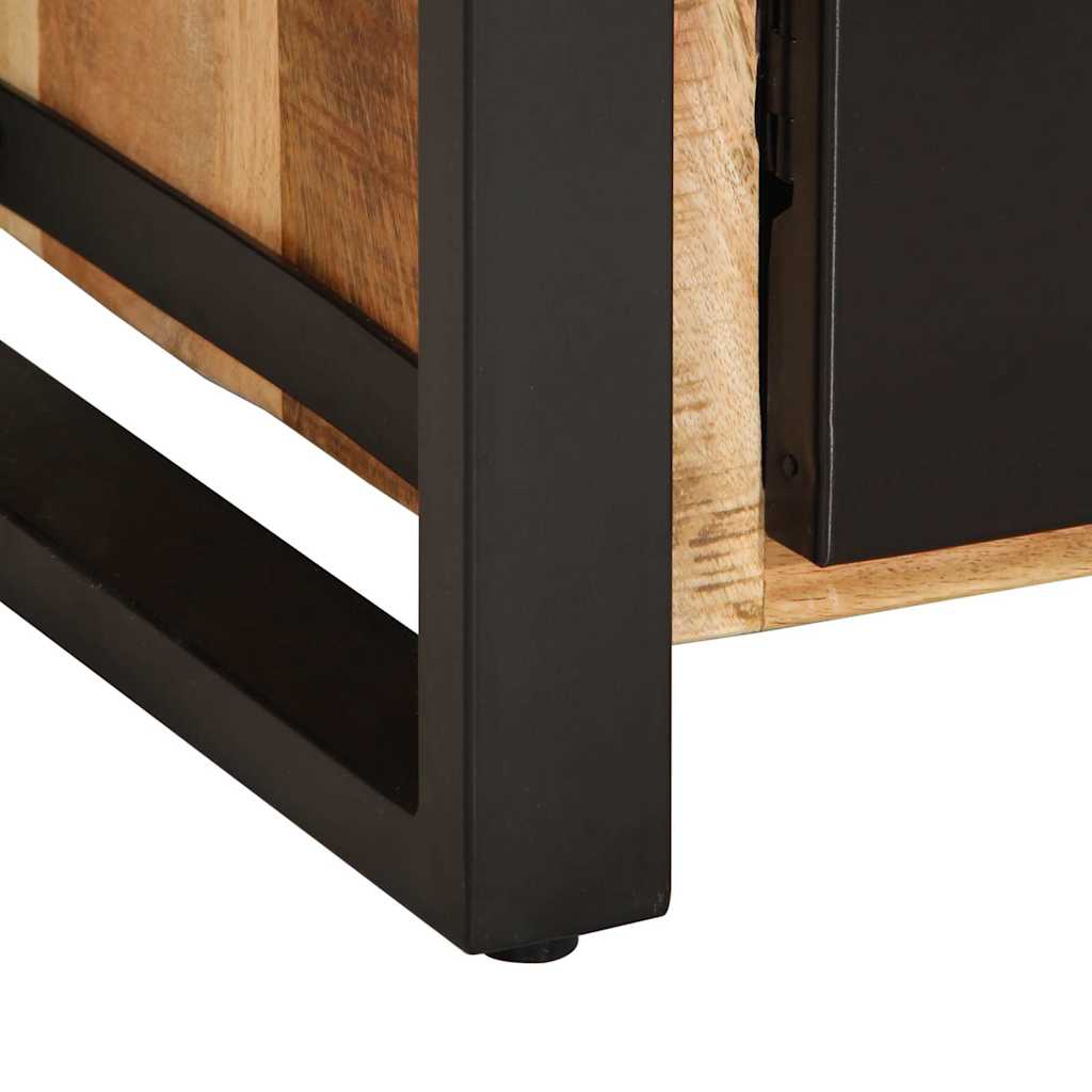 vidaXL Sideboard 55x35x70 cm Solid Rough Wood Mango