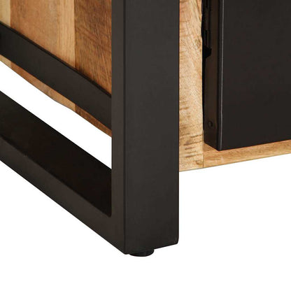 vidaXL Sideboard 55x35x70 cm Solid Rough Wood Mango
