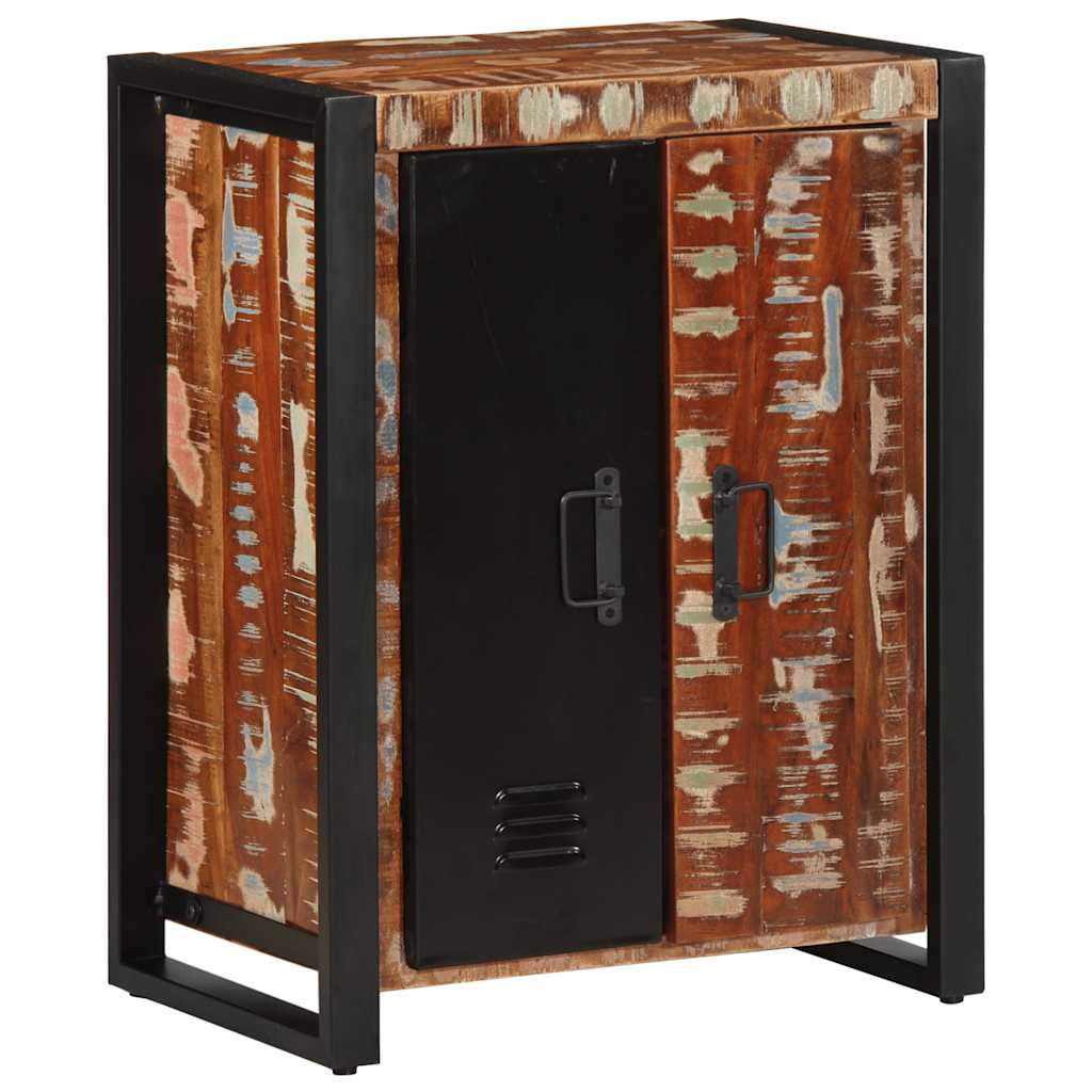 vidaXL Sideboard Multicolour 55x35x70 cm Solid Wood Reclaimed