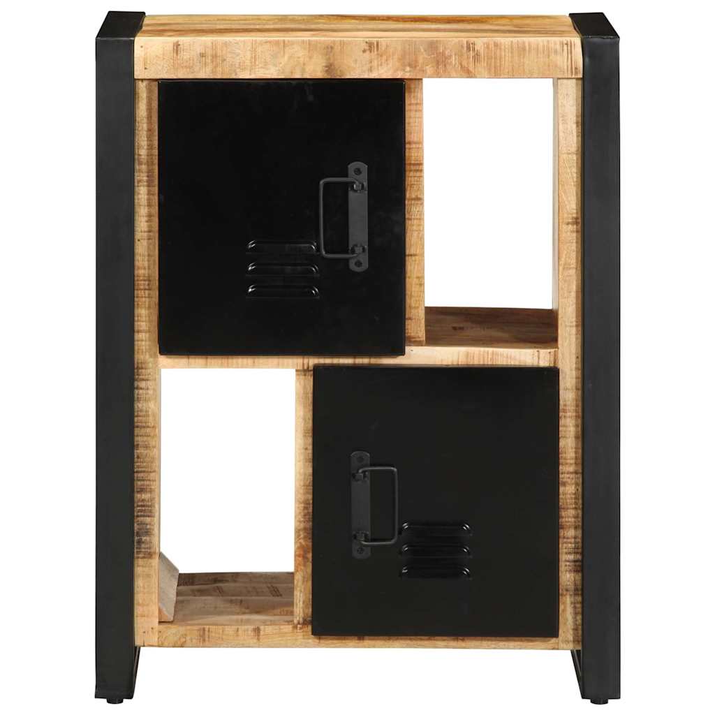 vidaXL Sideboard 55x35x70 cm Solid Rough Wood Mango