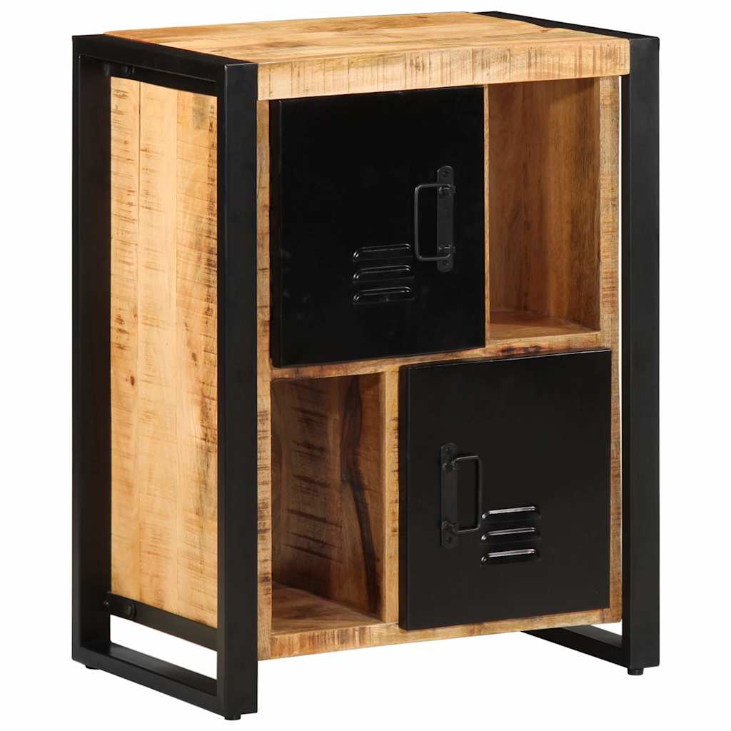 vidaXL Sideboard 55x35x70 cm Solid Rough Wood Mango