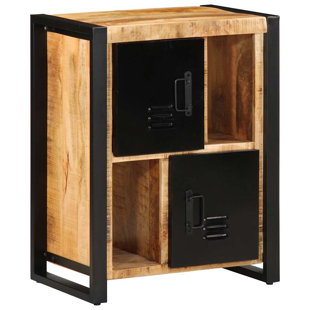 vidaXL Sideboard 55x35x70 cm Solid Rough Wood Mango