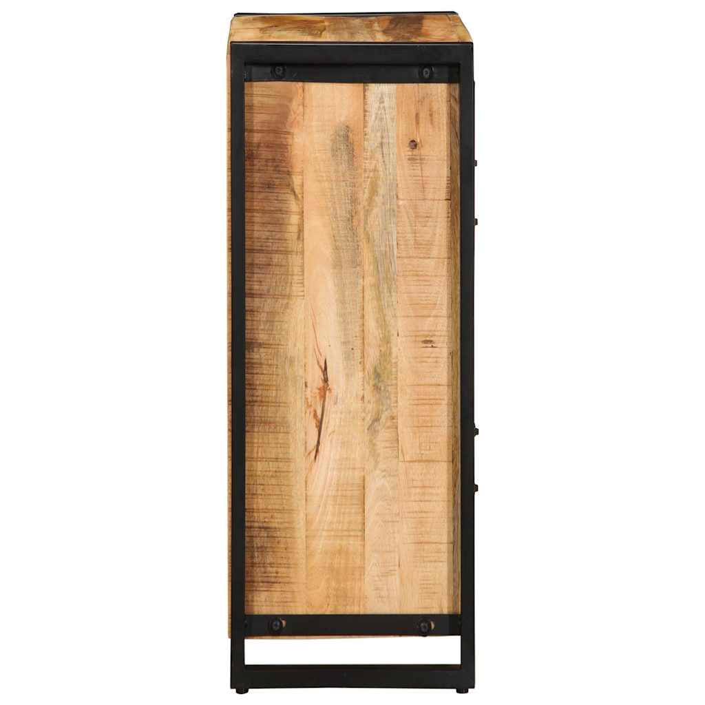 vidaXL Sideboard 55x35x70 cm Solid Rough Wood Mango