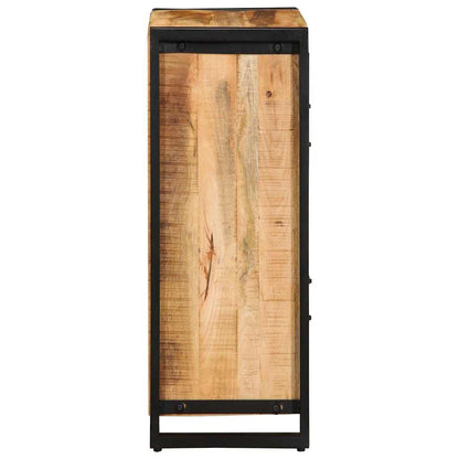 vidaXL Sideboard 55x35x70 cm Solid Rough Wood Mango