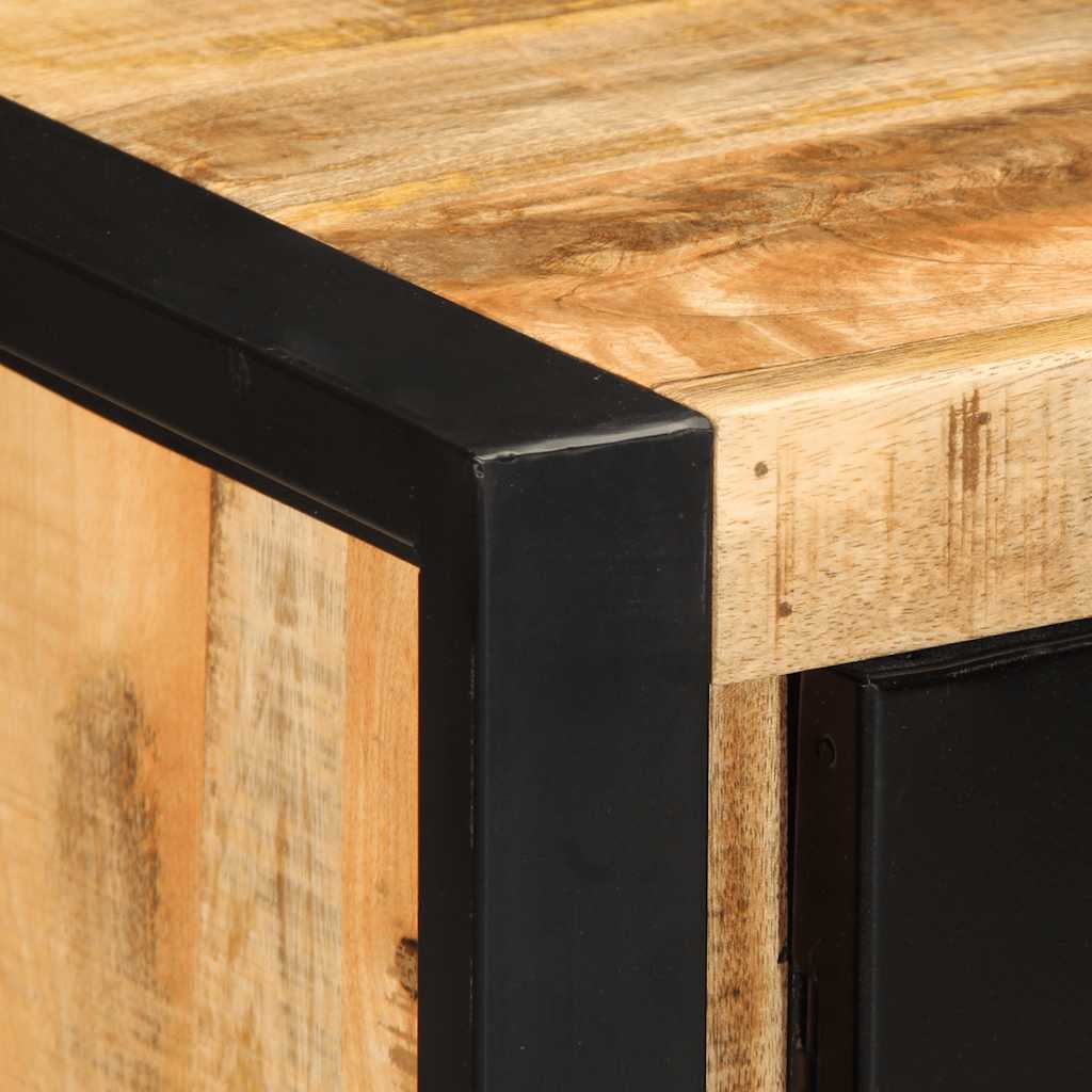 vidaXL Sideboard 55x35x70 cm Solid Rough Wood Mango