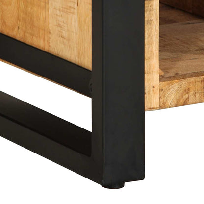 vidaXL Sideboard 55x35x70 cm Solid Rough Wood Mango