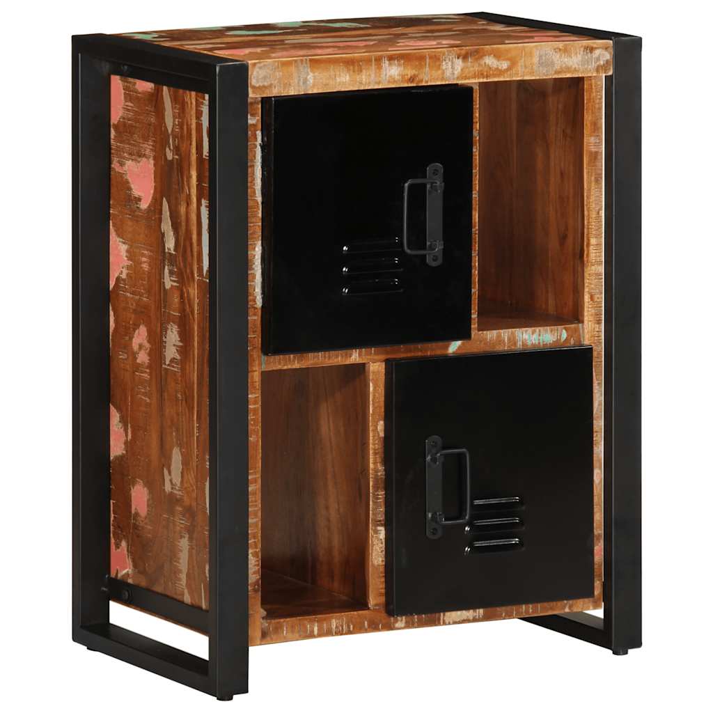 vidaXL Sideboard Multicolour 55x35x70 cm Solid Wood Reclaimed