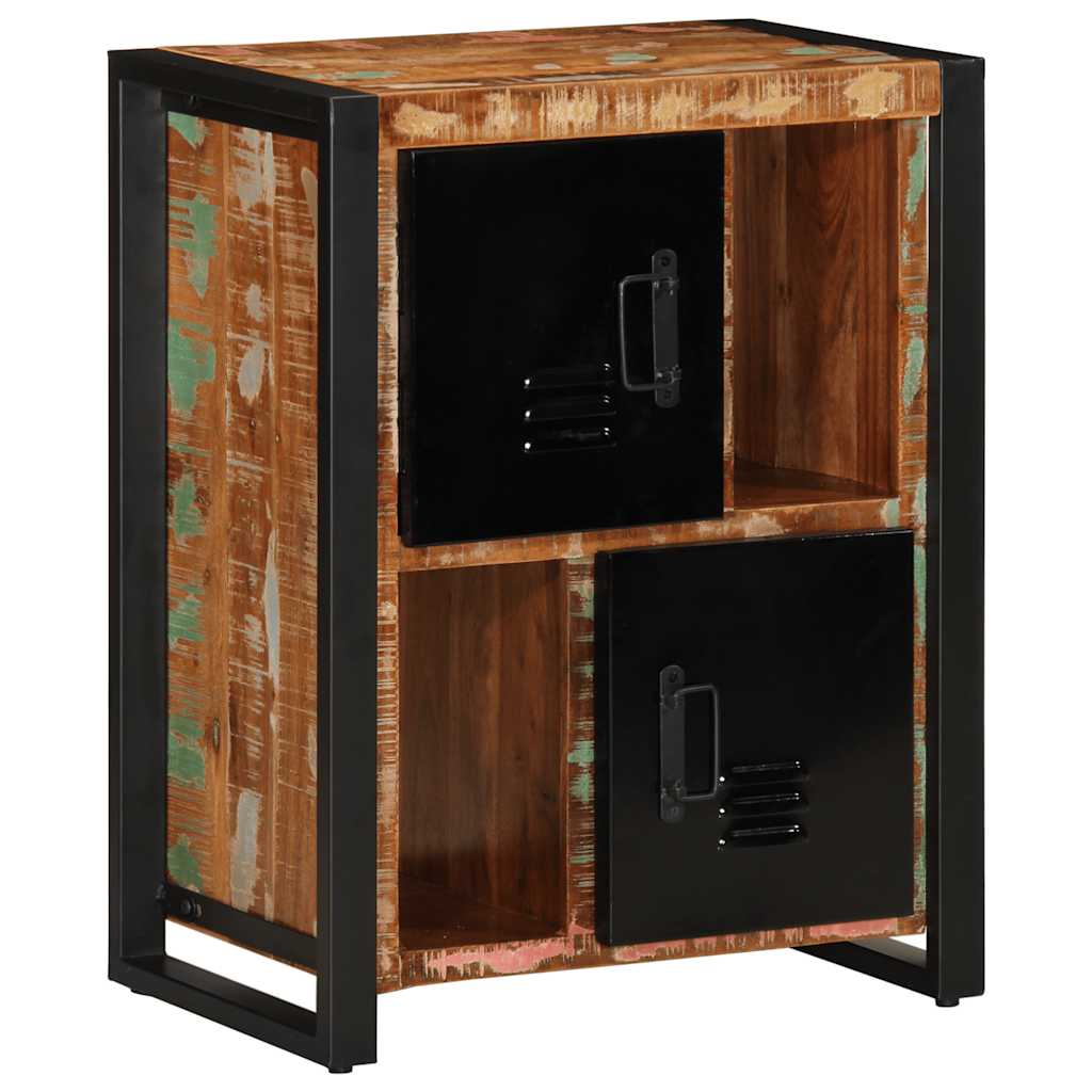 vidaXL Sideboard Multicolour 55x35x70 cm Solid Wood Reclaimed