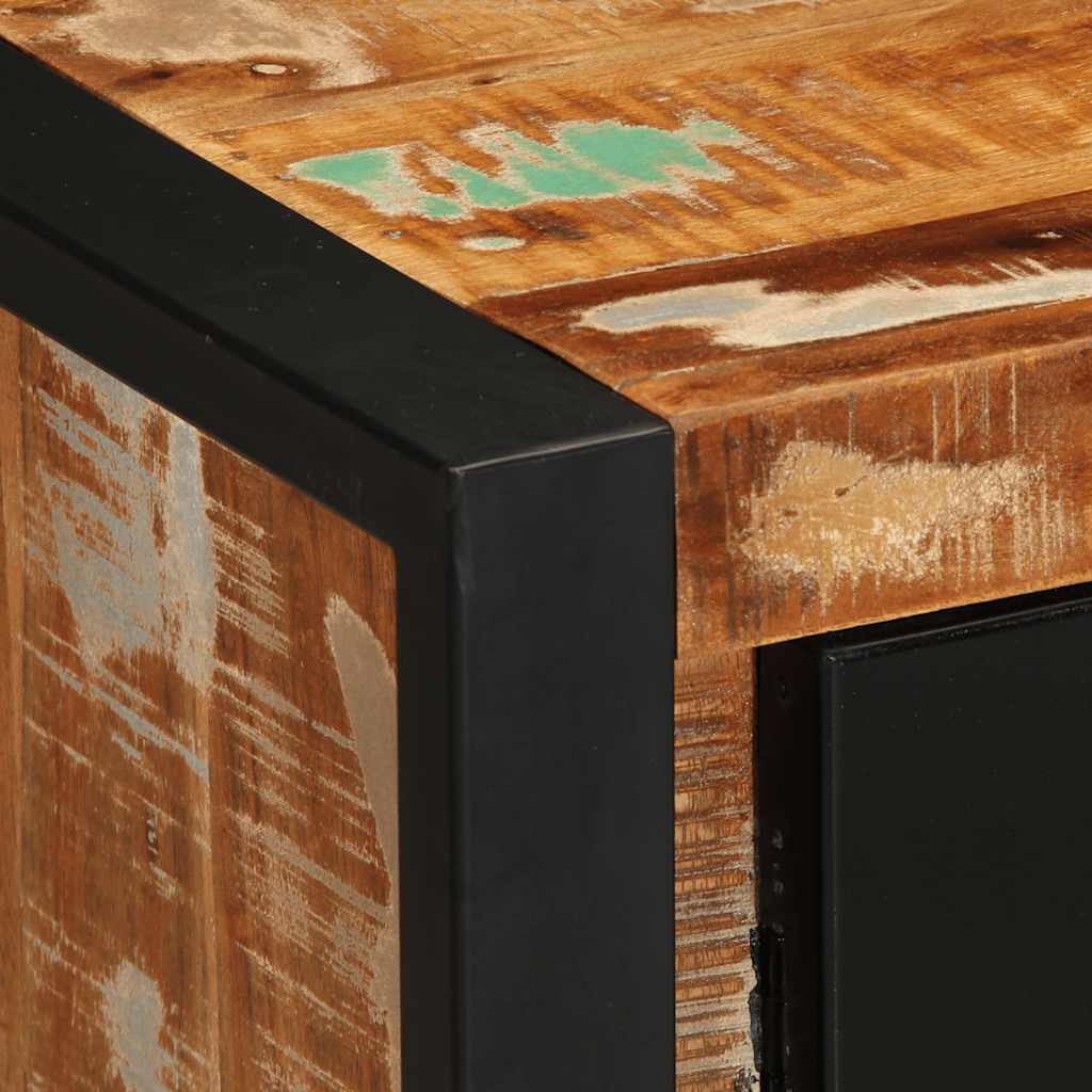 vidaXL Sideboard Multicolour 55x35x70 cm Solid Wood Reclaimed
