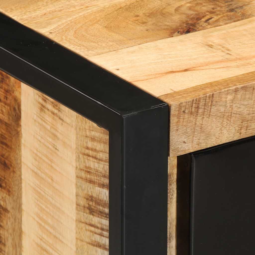 vidaXL Drawer Cabinet 40x40x90 cm Solid Rough Wood Mango