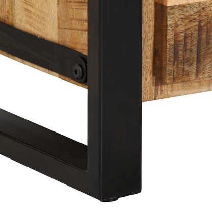 vidaXL Drawer Cabinet 40x40x90 cm Solid Rough Wood Mango