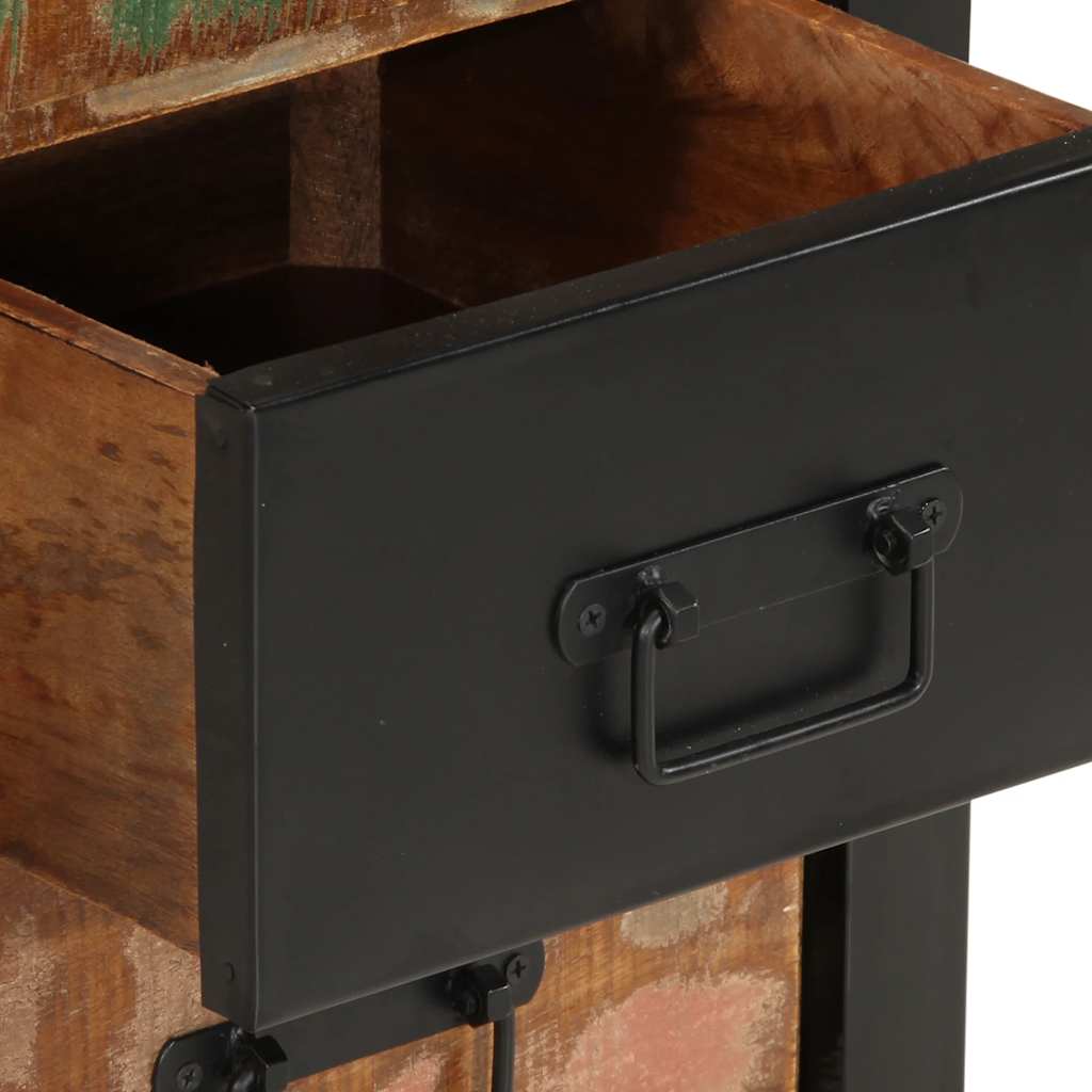 vidaXL Drawer Cabinet Multicolour 40x40x75 cm Solid Wood Reclaimed