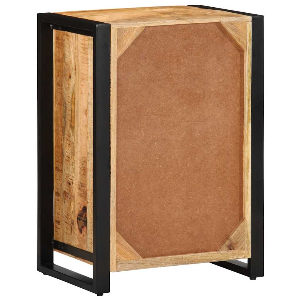 vidaXL Drawer Cabinet 50x35x70 cm Solid Rough Wood Mango